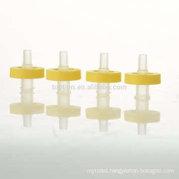 100 pcs -STERILE Disposable Syringe Filters Pore 0.45 um Dia 25 mm PES